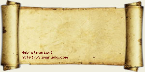 Sara Jakšić vizit kartica